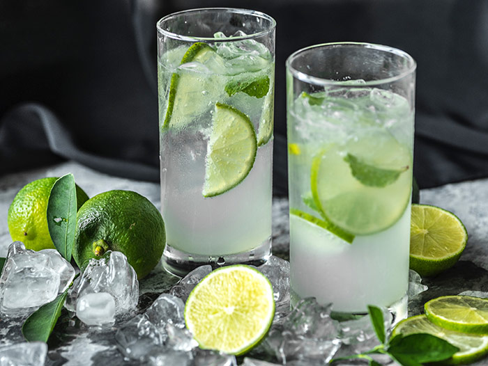 Sweet Stevia Leaf Mojitos