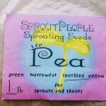 SproutPeople Speckled Pea pacakge